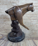 Limited Edition Marius Cougar Female Lion Bronze Sculpture