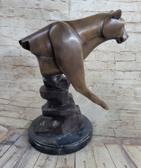 Limited Edition Marius Cougar Female Lion Bronze Sculpture