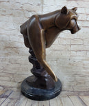 Limited Edition Marius Cougar Female Lion Bronze Sculpture