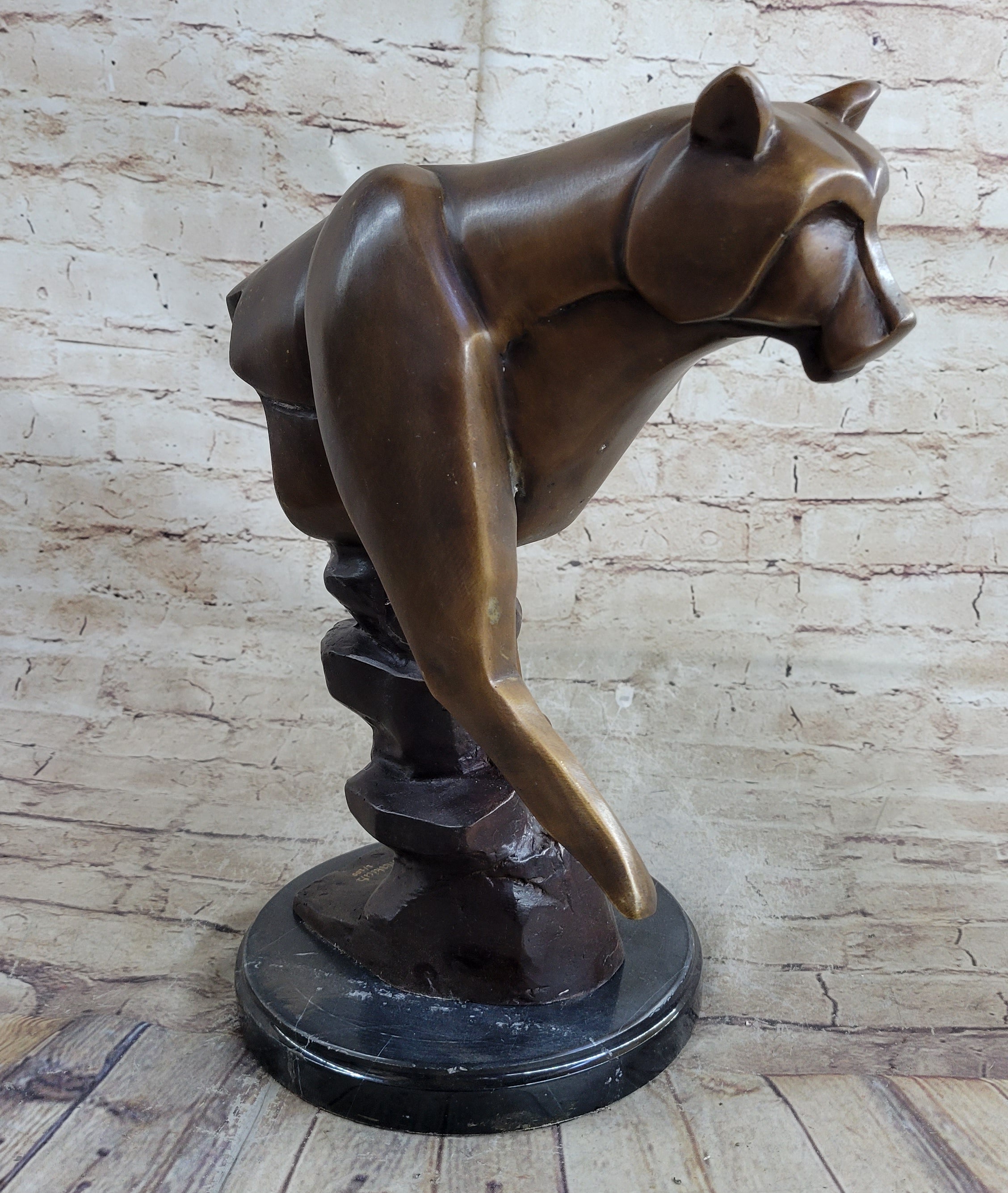 Limited Edition Marius Cougar Female Lion Bronze Sculpture