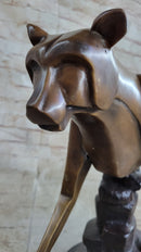 Limited Edition Marius Cougar Female Lion Bronze Sculpture