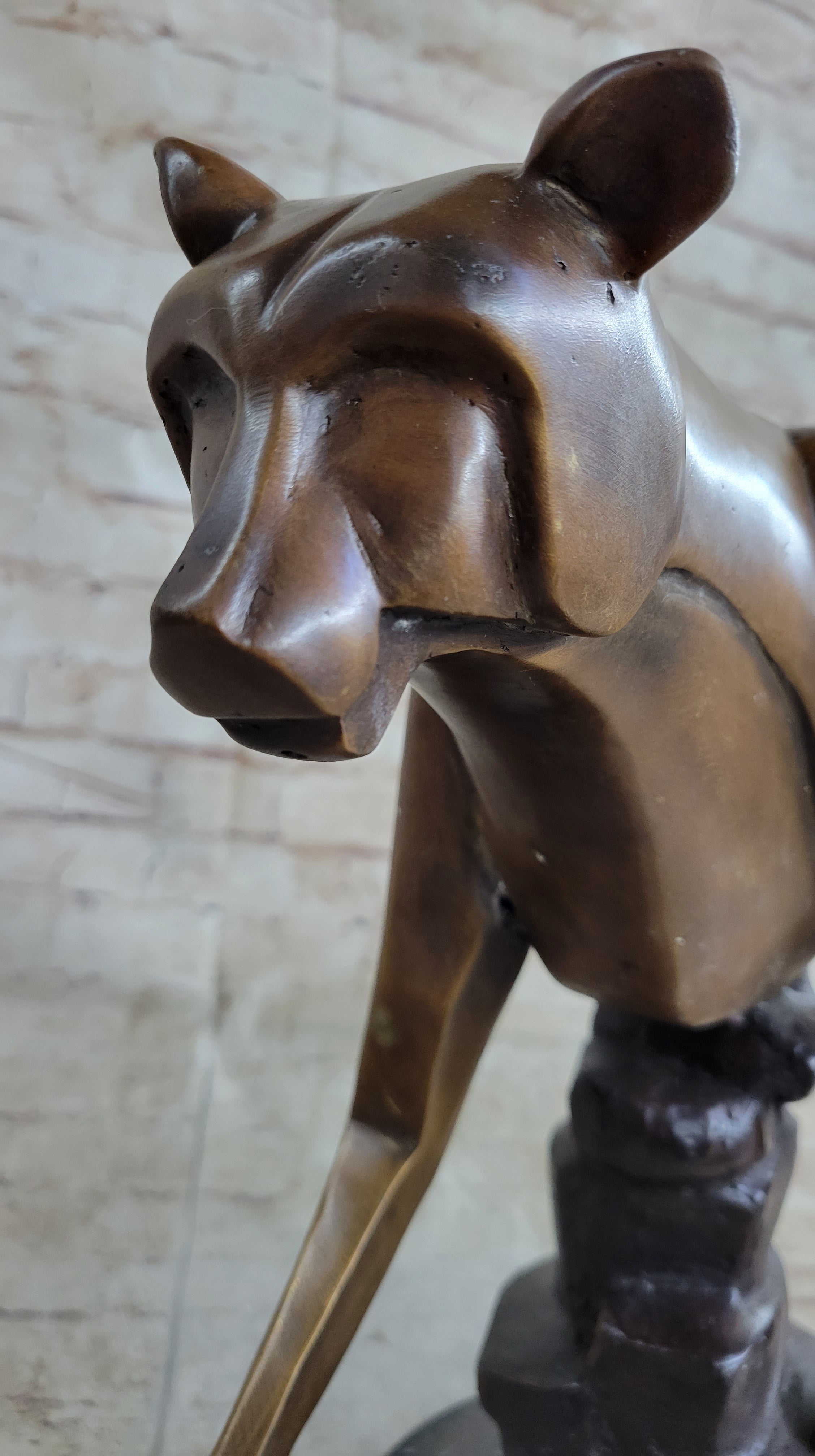 Limited Edition Marius Cougar Female Lion Bronze Sculpture