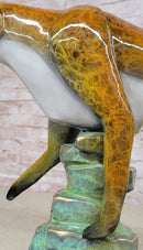 Bronze Metal Cougar Mountain Lion Limited Edition 14" x 10"