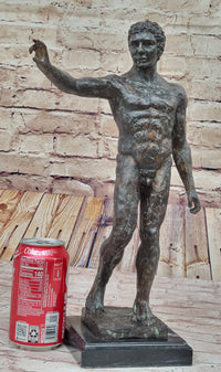 Bronze Sculpture of Standing Male Nude, Classical Style after Rodin