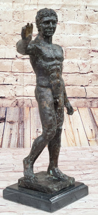 Bronze Sculpture of Standing Male Nude, Classical Style after Rodin