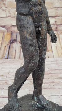 Bronze Sculpture of Standing Male Nude, Classical Style after Rodin