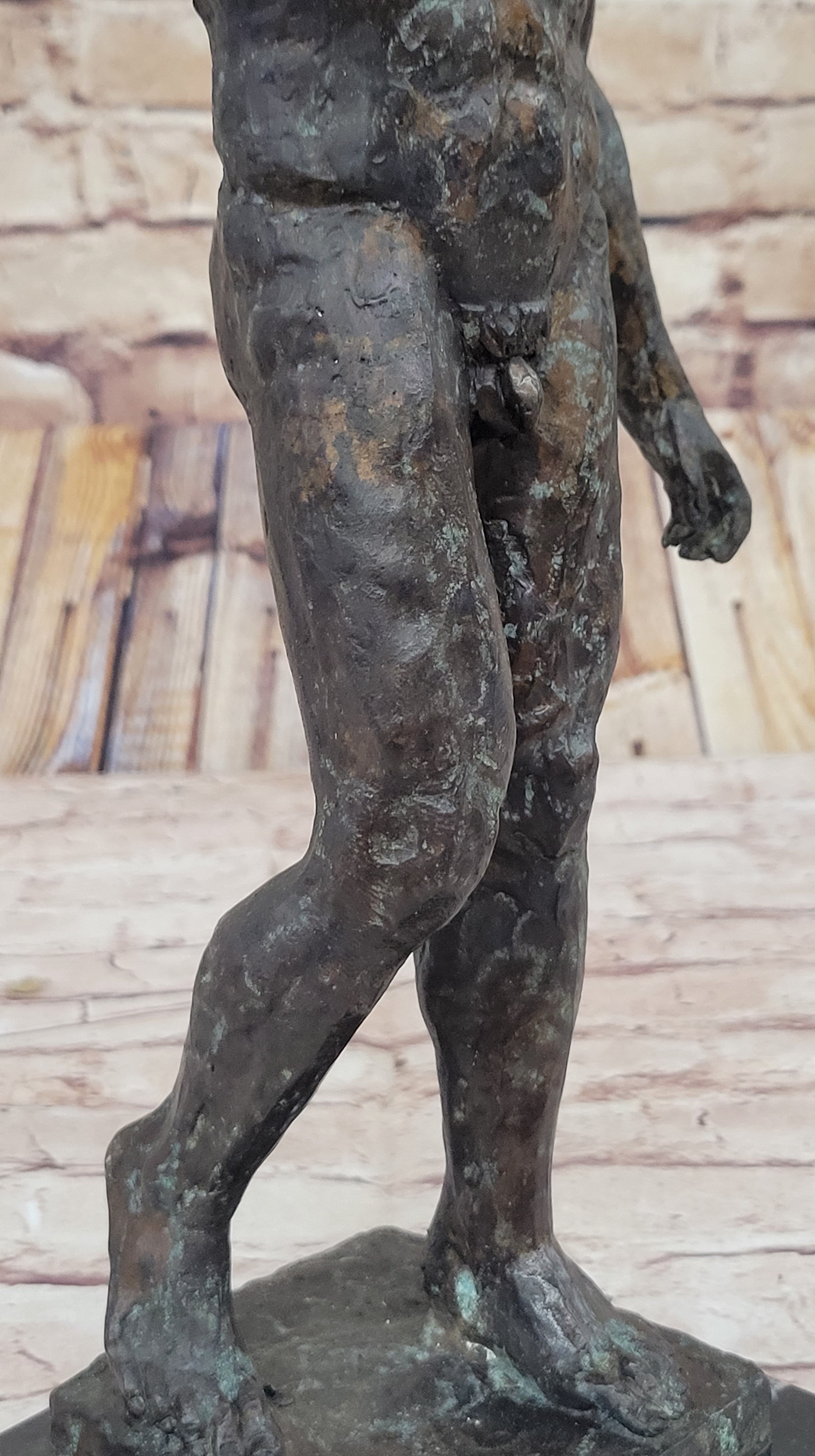 Bronze Sculpture of Standing Male Nude, Classical Style after Rodin