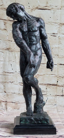 THE SHADE by Auguste Rodin - Bronze Sculpture of Adam