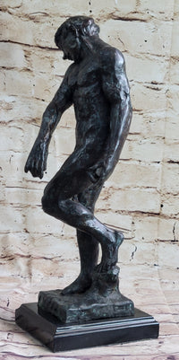 THE SHADE by Auguste Rodin - Bronze Sculpture of Adam