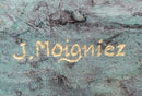Bronze Hornbill Bird Sculpture by J. Moigniez