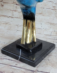 LTD Edition Rooster Patina Gilt Bronze Sculpture