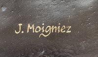 Mother Bear and Cubs - Bronze Sculpture Signed Art Moigniez
