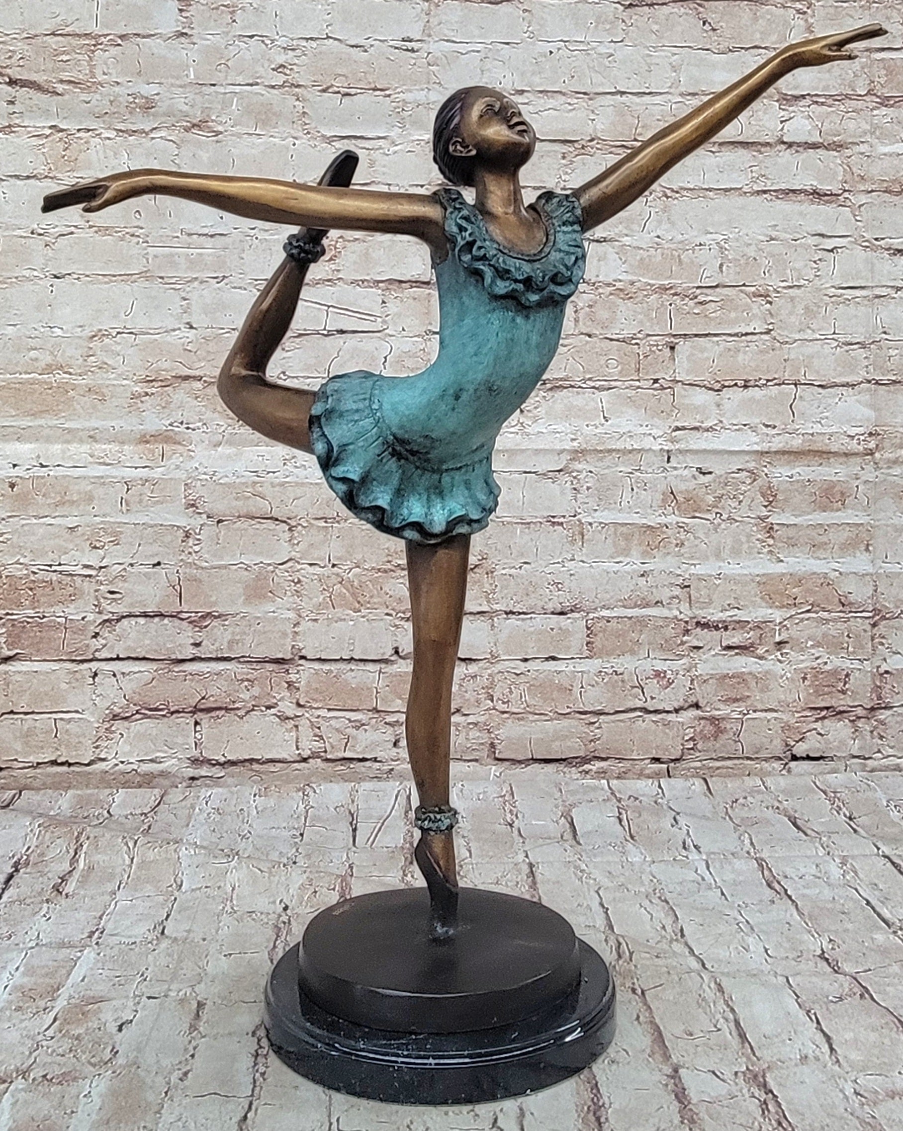 Signed Collett Collector Edition Prima Ballerina Bronze Sculpture