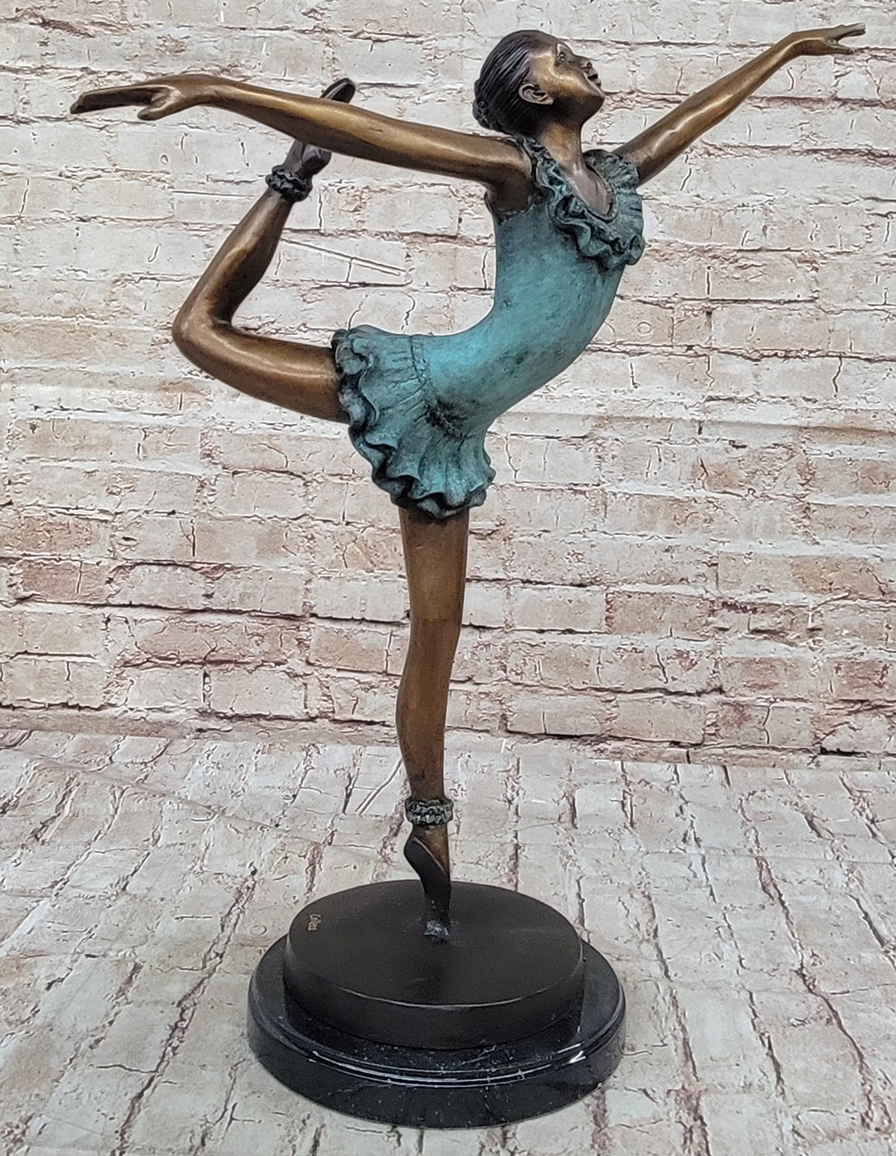 Signed Collett Collector Edition Prima Ballerina Bronze Sculpture