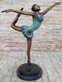 Signed Collett Collector Edition Prima Ballerina Bronze Sculpture