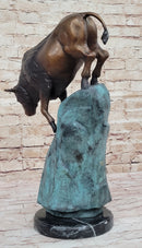 Hot Cast Bronze Bull Bison Water Buffalo Sculpture Numbered & Signed