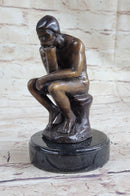 The Thinker by Auguste Rodin Bronze 6" x 4" Sculpture