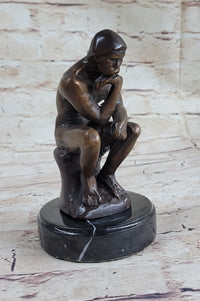 The Thinker by Auguste Rodin Bronze 6" x 4" Sculpture