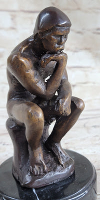 The Thinker by Auguste Rodin Bronze 6" x 4" Sculpture