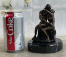 THE KISS by Auguste Rodin Bronze Desktop Sculpture 7" x 4"