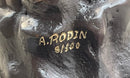 THE KISS by Auguste Rodin Bronze Desktop Sculpture 7" x 4"