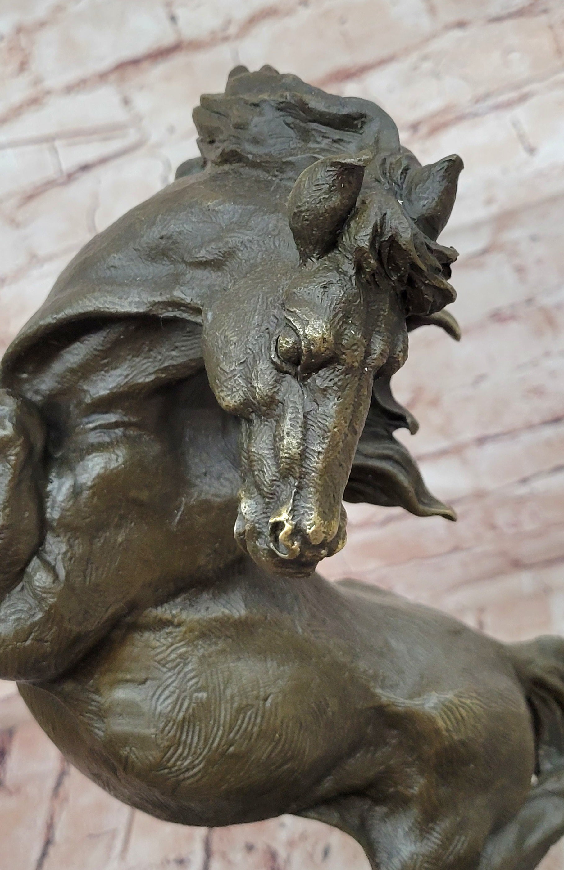 Bronze Statue Animal Sculpture Horse Dancing Horses Home Decor by Milo
