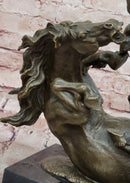 Bronze Statue Animal Sculpture Horse Dancing Horses Home Decor by Milo