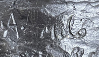 American Bald Eagle Head Bronze Bust by Milo on Marble Base
