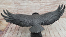 Incredibly Realistic and Large Bronze Sculpture of a Hunting Eagle Figurine