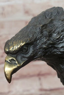Stunning & Detailed Bronze Eagle Sculpture by A. Thorburn Hand Made Artwork