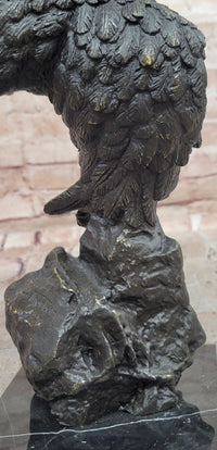 Stunning & Detailed Bronze Eagle Sculpture by A. Thorburn Hand Made Artwork