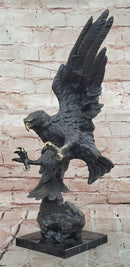 Stunning & Detailed Bronze Eagle Sculpture by A. Thorburn Hand Made Artwork