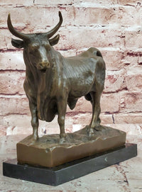 Signed Original William Standing Bull a Picasso Tribute Bronze Sculpture