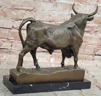 Signed Original William Standing Bull a Picasso Tribute Bronze Sculpture