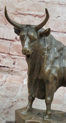 Signed Original William Standing Bull a Picasso Tribute Bronze Sculpture