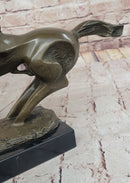 Large Abstract Modern Art Horse Gallops Bronze Sculpture