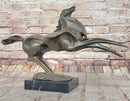 Large Abstract Modern Art Horse Gallops Bronze Sculpture