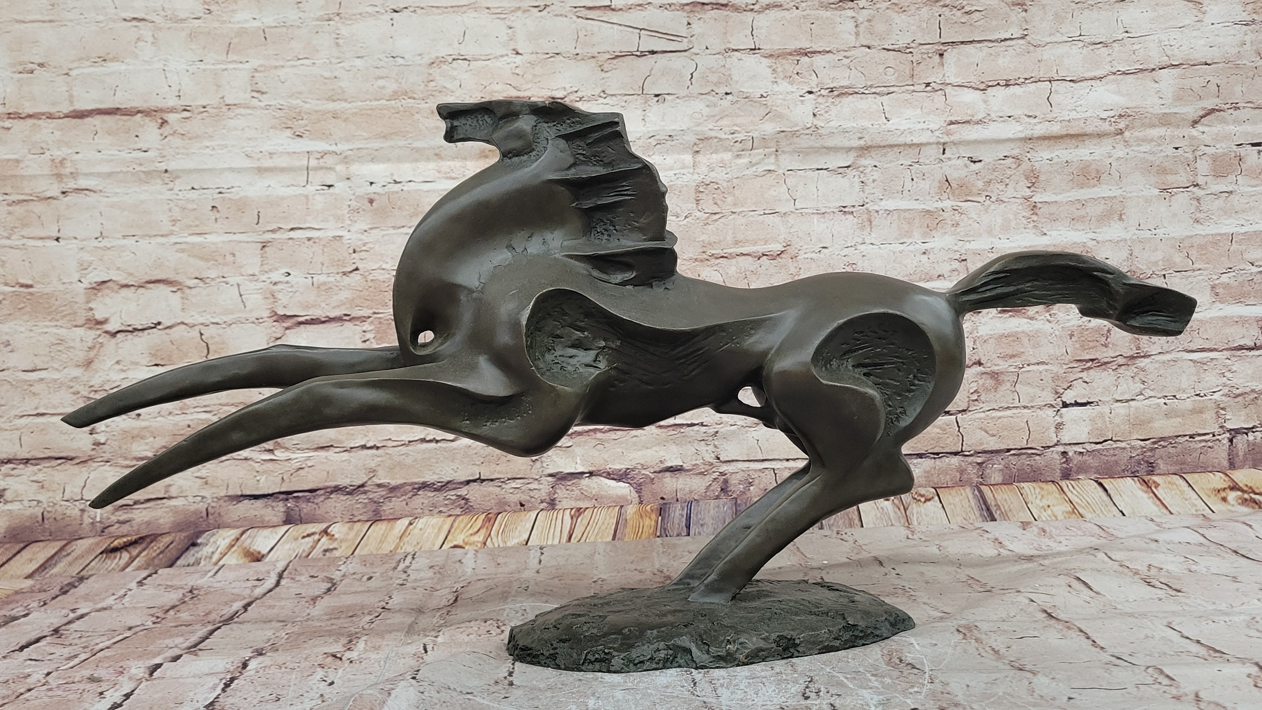 Abstract Bronze Stallion – Modern Equine Sculpture