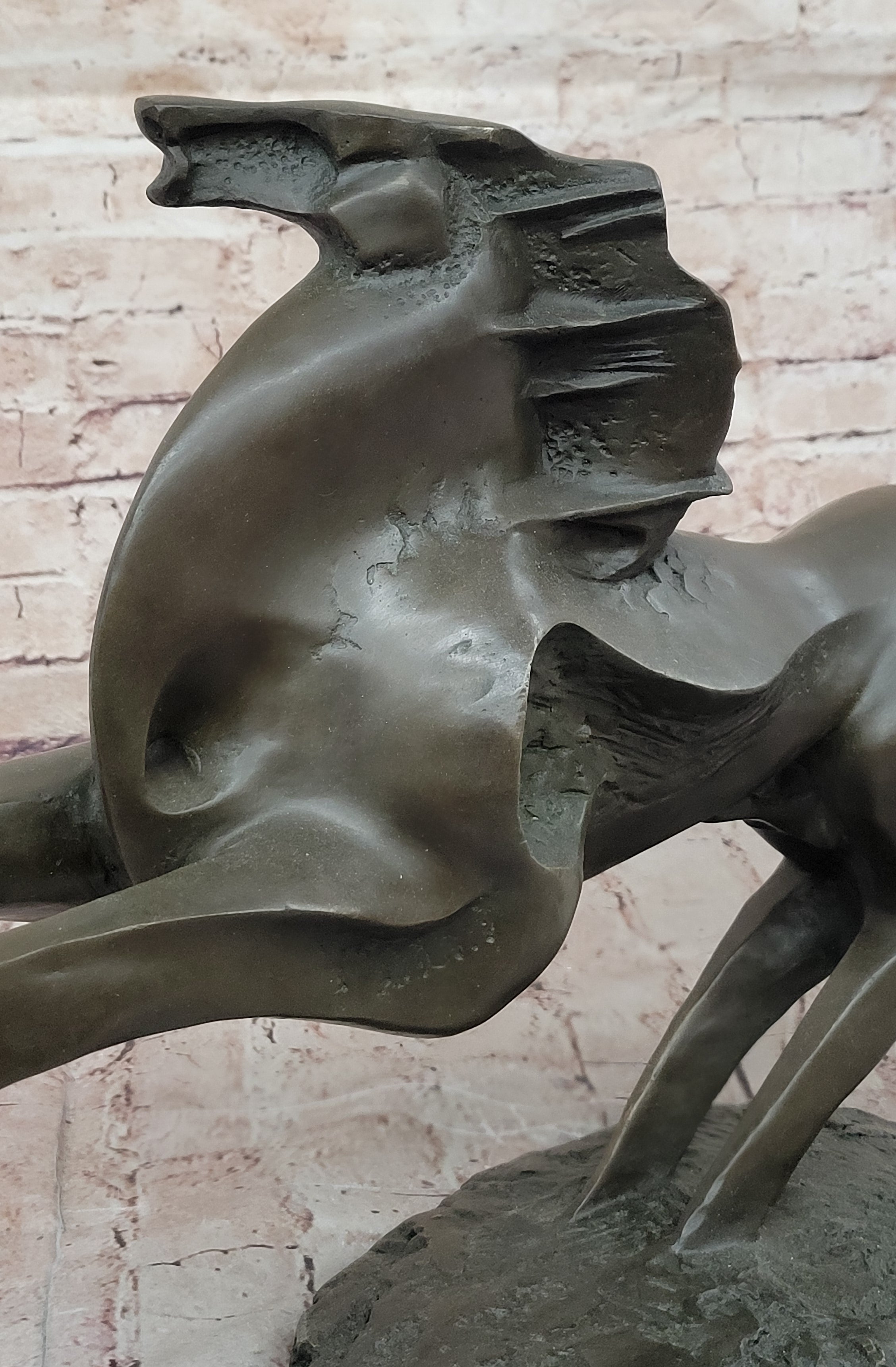 Abstract Bronze Stallion – Modern Equine Sculpture