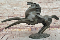 Abstract Bronze Stallion – Modern Equine Sculpture