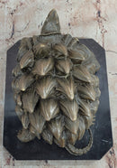 Signed Milo Alligator Snapping Turtle Reptile Animal Genuine Bronze Sculpture