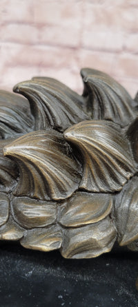 Signed Milo Alligator Snapping Turtle Reptile Animal Genuine Bronze Sculpture