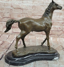 Majestic Arabian Horse Bronze Stallion Sculpture by P.J Mene Figurine