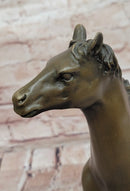 Majestic Arabian Horse Bronze Stallion Sculpture by P.J Mene Figurine