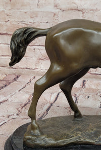 Majestic Arabian Horse Bronze Stallion Sculpture by P.J Mene Figurine