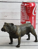 English Bulldog Miniature Bronze Sculpture 3" x 6"