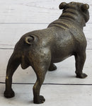 English Bulldog Miniature Bronze Sculpture 3" x 6"