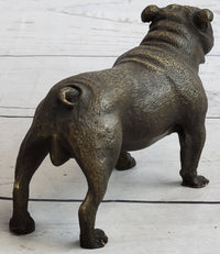 English Bulldog Miniature Bronze Sculpture 3" x 6"