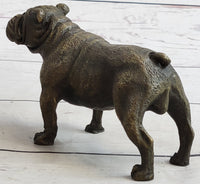 English Bulldog Miniature Bronze Sculpture 3" x 6"