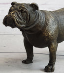 English Bulldog Miniature Bronze Sculpture 3" x 6"